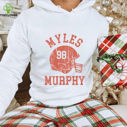 Myles Murphy College Helmet Font Shirt