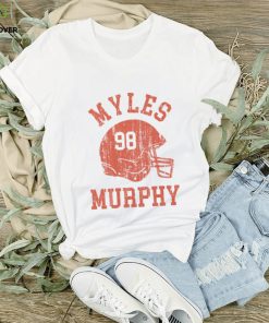 Myles Murphy College Helmet Font Shirt