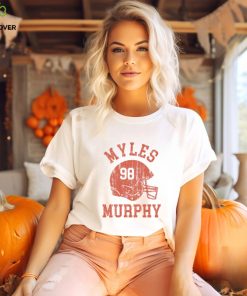 Myles Murphy College Helmet Font Shirt