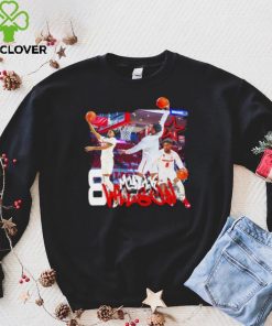 Mylik Wilson 8 Houston Cougars basketball graphic shirt 1 Mylik Wilson 8 Houston Cougars basketball graphic shirt