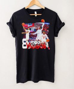 Mylik Wilson 8 Houston Cougars basketball graphic shirt 2 Mylik Wilson 8 Houston Cougars basketball graphic shirt