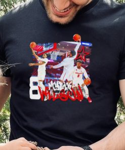 Mylik Wilson 8 Houston Cougars basketball graphic shirt 3 Mylik Wilson 8 Houston Cougars basketball graphic shirt