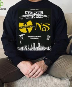 N.Y. State of Mind Tour 2023 Wu Tang and NS The Saga continues worldwide hoodie, sweater, longsleeve, shirt v-neck, t-shirt