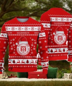 Hallescher FC Surf Bundesliga Logo Team Design Ugly Christmas Sweater For Fans Gift