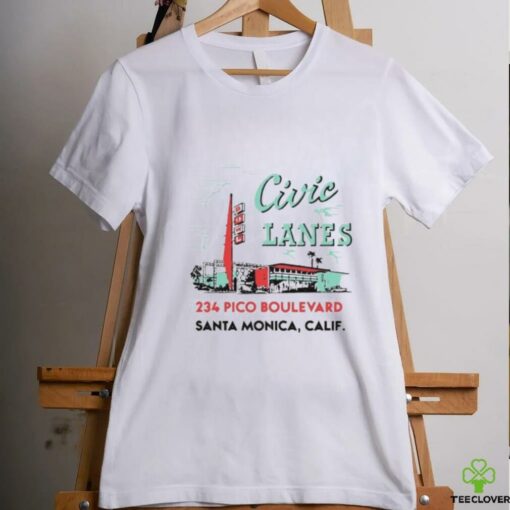 Civic Lanes 234 Pico Boulevard Santa Monica CA shirt