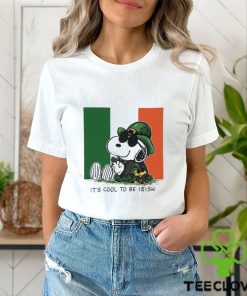 Official snoopy And Woodstock It's Cool To Be Irish St Patrick's Day Shirt