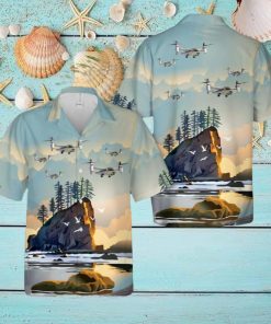 NASA Army Bell XV 15 Hawaiian Shirt