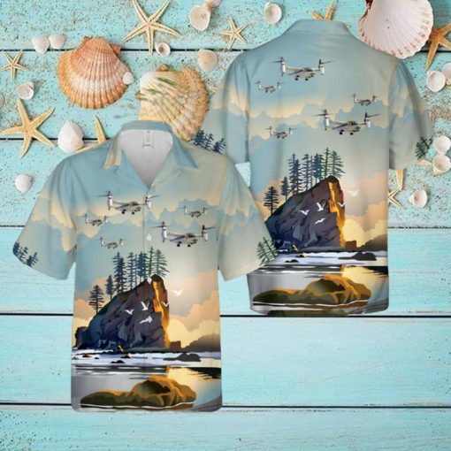 NASA Army Bell XV 15 Hawaiian Shirt