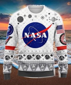 NASA Classic Logo Discover The Universe 2023 Ugly Christmas Sweater