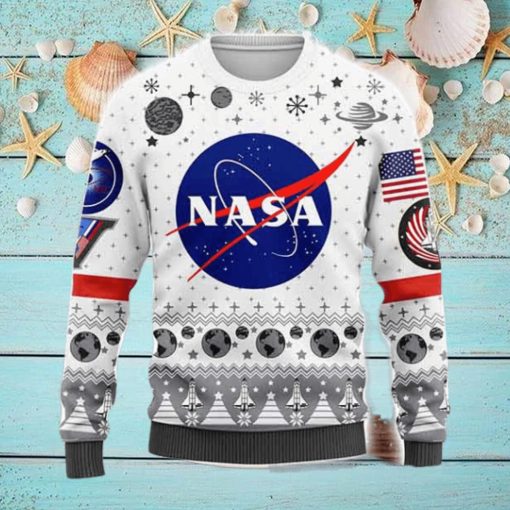 NASA Classic Logo Discover The Universe 2023 Ugly Christmas Sweater