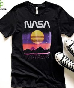 NASA Electro Landscape Vintage Nasa T Shirt