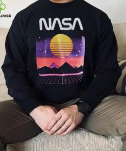 NASA Electro Landscape Vintage Nasa T Shirt