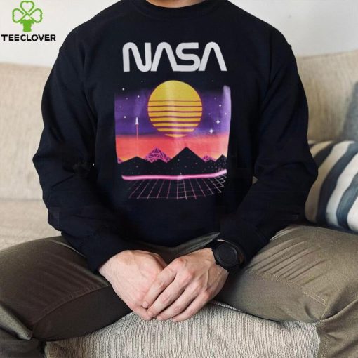 NASA Electro Landscape Vintage Nasa T Shirt