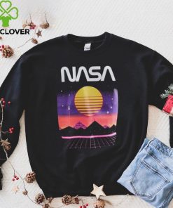 NASA Electro Landscape Vintage Nasa T Shirt