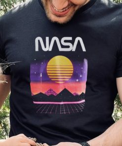 NASA Electro Landscape Vintage Nasa T Shirt