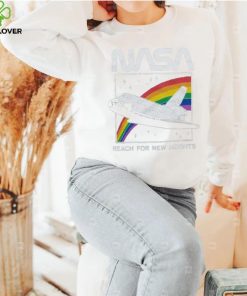 NASA Rainbow Men's Retro NASA T Shirt