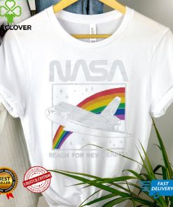 NASA Rainbow Men's Retro NASA T Shirt