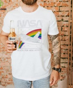 NASA Rainbow Men's Retro NASA T Shirt