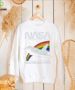 NASA Rainbow Men's Retro NASA T Shirt