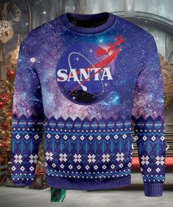 NASA With Santa 2023 Ugly Christmas Sweater