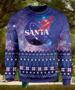 NASA With Santa 2023 Ugly Christmas Sweater