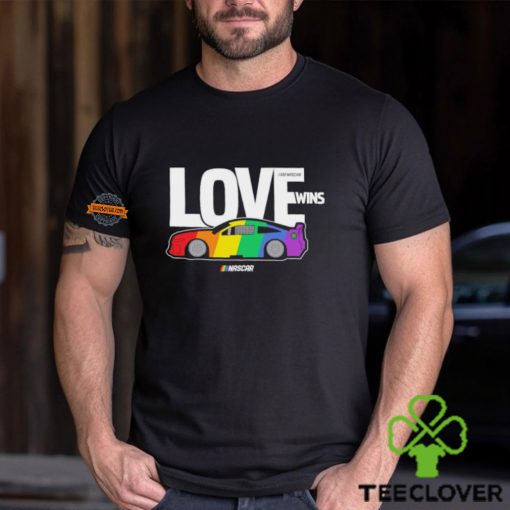 NASCAR Checkered Flag Love Wins Shirt