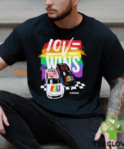 NASCAR Checkered Flag Sports Love Wins Pride Shirt