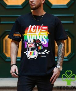 NASCAR Checkered Flag Sports Love Wins Pride Shirt