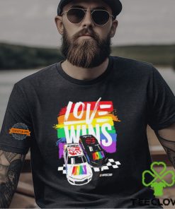 NASCAR Checkered Flag Sports Love Wins Pride Shirt