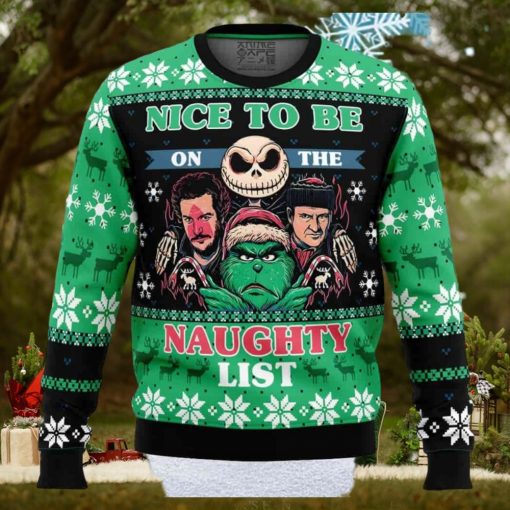 NAUGHTY LIST CLUB POP CULTURE UGLY CHRISTMAS SWEATER