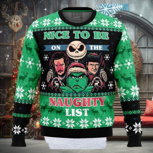 NAUGHTY LIST CLUB POP CULTURE UGLY CHRISTMAS SWEATER
