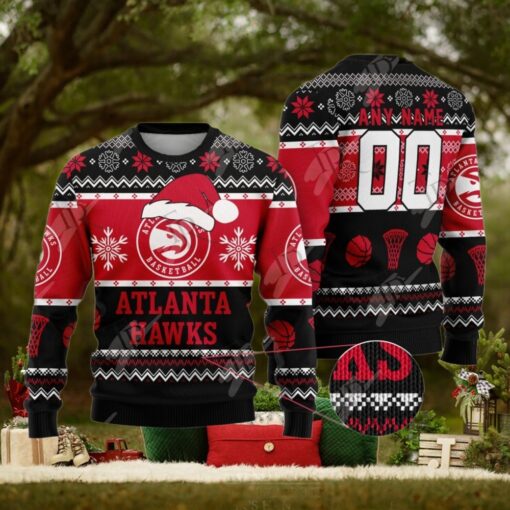 NBA Atlanta Hawks Special Christmas Ugly Sweater Design