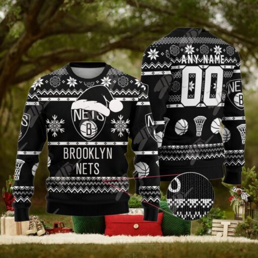NBA Brooklyn Nets Special Christmas Ugly Sweater Design