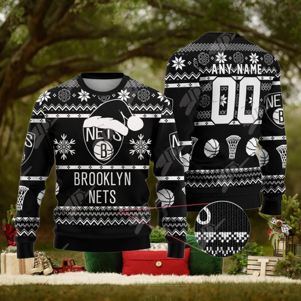 NBA Brooklyn Nets Special Christmas Ugly Sweater Design NBA Brooklyn Nets Special Christmas Ugly Sweater Design