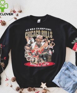 NBA Champions Chicago Bulls 4 Times Shirt