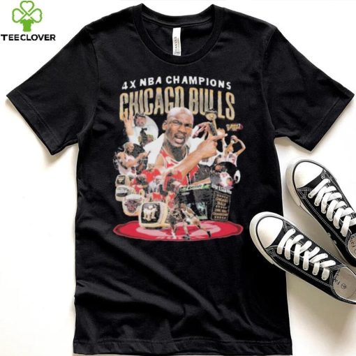 NBA Champions Chicago Bulls 4 Times Shirt