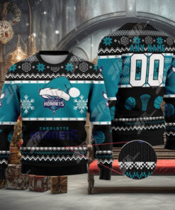 NBA Charlotte Hornets Special Christmas Ugly Sweater Design
