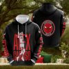 NFL New England Patriots N’Keal Harry Blue Red Stripes Pullover Hoodie