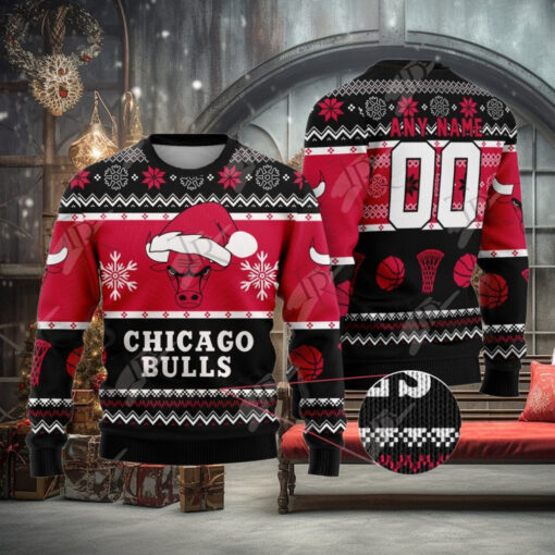 NBA Chicago Bulls Special Christmas Ugly Sweater Design