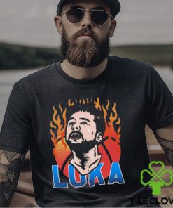 NBA Dallas Mavericks On Fire Luka Doncic T Shirt
