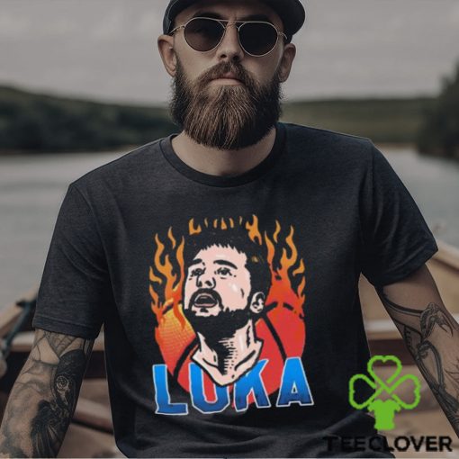NBA Dallas Mavericks On Fire Luka Doncic T Shirt