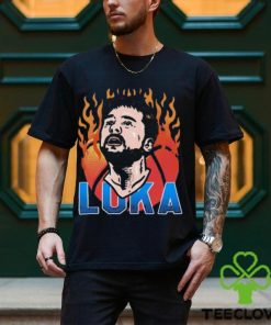 NBA Dallas Mavericks On Fire Luka Doncic T Shirt