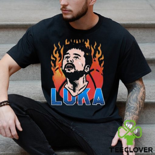 NBA Dallas Mavericks On Fire Luka Doncic T Shirt