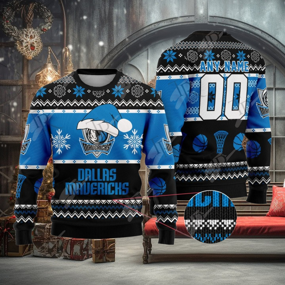 NBA Dallas Mavericks Special Christmas Ugly Sweater Design NBA Dallas Mavericks Special Christmas Ugly Sweater Design