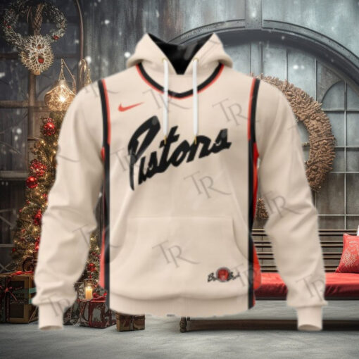 NBA Detroit Pistons Special 2025 City Edition Hoodie