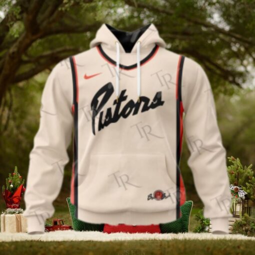 NBA Detroit Pistons Special 2025 City Edition Hoodie