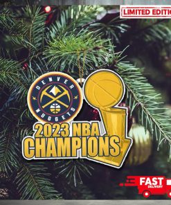 NBA Finals Champions 2023 Denver Nuggets Trophy Christmas Tree Decorations Ornament