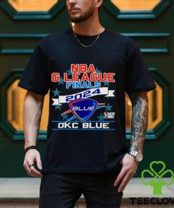 NBA G league finals 2024 OKC blue shirt