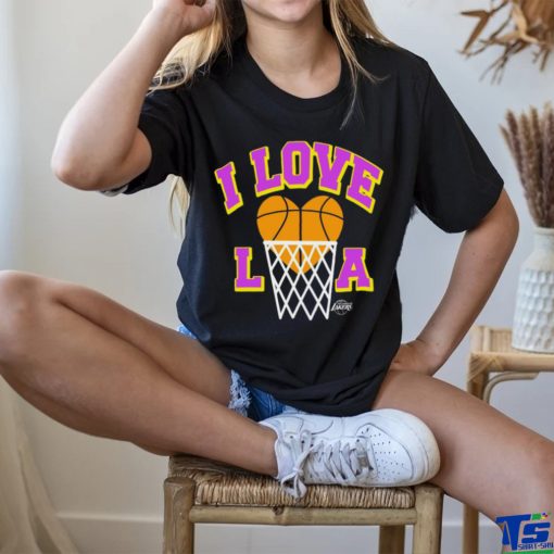 NBA Homage Los Angeles Lakers Hometown I Love La Shirt