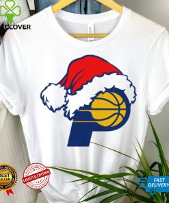 NBA Indiana Pacers basketball Santa hat logo shirt 1 NBA Indiana Pacers basketball Santa hat logo shirt